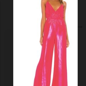 Sampson Jumpsuit in Magenta Pink